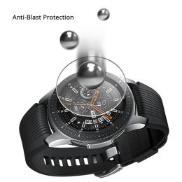 Per Samsung Gear Classic Pellicola in vetro temperato 9H 2.5D Premium Proteggi schermo per Galaxy Watch 42mm 46mm 41mm 45mm