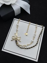 Elegant designer gold and silver earrings, necklace, fashionable and atmospheric women's letter pendant, wedding special design Jewellery