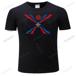 Men's T-Shirts Latest Assyrian Flag Print Men T Shirt Custom Students Team Tee-shirt Adult Plus Size Black Tops Design euro size 230508