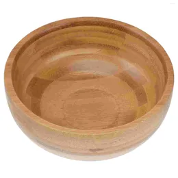 Bowls Wooden Cereal Edge Trim Mixing Bamboo Rice Bowl Japanese