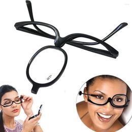 Sunglasses 2023 Magnifying Glasses Rotating Makeup Reading Folding Eyeglasses Cosmetic General 1.0 1.5 2.0 2.5 3.0 3.5 4.0