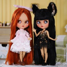 Dolls ICY DBS Blyth Doll 16 BJD Combination Tan Skin Matte Face 30cm Special Offer Toy Gift Anime Girl SD 230506