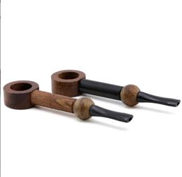 Smoking Pipes Direct selling length 105MM handmade pipe made of miscellaneous wood