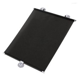 Curtain SEWS-Sunshade Roller Blackout Suction Cup Blinds Curtains For Living Kitchen Office Car Window Free-Perforated
