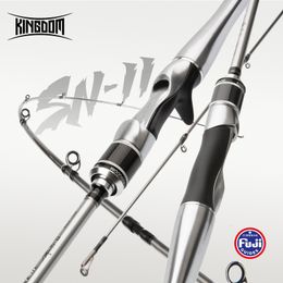 Boat Fishing Rods Kingdom SILVER NEEDLE Ultralight Fast Spinning 2 Sections UL L ML M MH Fuji Ring Carbon Fibre Casting Travel 230508