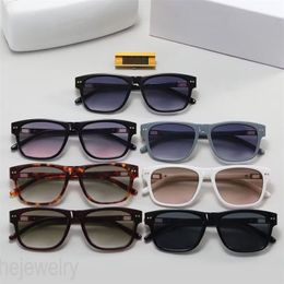 Gafas de sol de diseño para hombre de lujo de lentes de lujo de damas de lujo lentes de estilo europeo lentes de sol leopard impresión diseñador gafas de sol clásico PJ072 B23