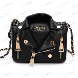 Evening Bags BENVICHED Designer Messenger Bag Cool Jacket Shaped Punk Motobike Silver Women Shoulder Bag Mini Crossbody Bag T230508