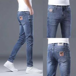 Men's Jeans New Arrival Spring Summer Thin Jeans Men's Korean Style Slim Fit Trousers Cotton Comfortable Elastic Casual Denim Pants Male Z0508