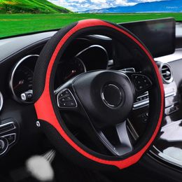 Steering Wheel Covers Universal 38CM Massage Mesh Without Ring Elastic Cover Gear Handbrake Auto Interior Accessories