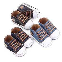 First Walkers Toddler Walker Baby Shoes Boy Girl Born Infant Casual Canvas Footwear Anti-skip Soft Sole Sneakers