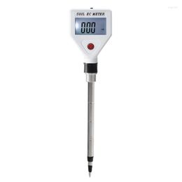 Detector Soil Analyzer Conductivity Test Potted Planting EC Meter Flowers And Plant Agriculture -White