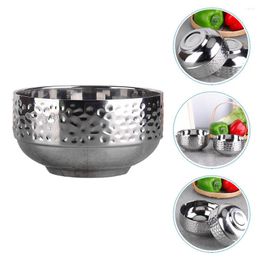 Dinnerware Sets Kitchen Bowl Asian Candy Heat Insulated Stainless Steel Mixing Bowls Dining Serving