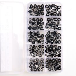 Fishing Accessories 100pcs Rod Repair Kit Mixed Size Guides Line Ring Tips Eye 0 9 17mm 230508