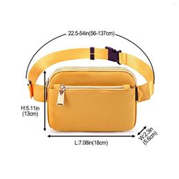 Outdoor Bags Durable Fanny Pack Gym Dating Yoga Exercising Fitness Hiking Multi-Pockets Night Out Walking