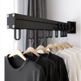 Organisation Indoor Simple Hangers For Clothes Multifunctional Pants Hanger Wall Hanging Folding Clothes Hangers Bold Durable Drying Rack