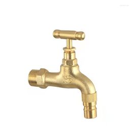 Bathroom Sink Faucets G1/2'' Washing Machine Tub Tap Brushed Clod Water Faucet Wall Mount Outdoor Garden