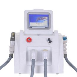 Portable OPT Nd Yag Laser Diode Permanent Hair Tattoo Removal Machine IPL Eyebrow Line Pigment Q Switch Salon Beauty Equipment