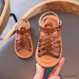 Sandals CAPSELLA KIDS Shoes for Girls Sandals Y Princess Woven Dress Shoes Baby Toddler Girls Beach Sandals Kids Shoes 21-30