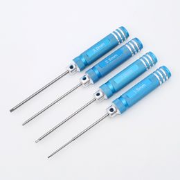 Screwdrivers 4Pcs 1.5/2/2.5/3mm Hex Drivers Allen Wrench Repair Tools Set for RC Helicopter 230508