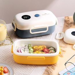 Dinnerware Sets Intelligent Insulated Lunch Box Men's And Women's Children's Display Temperature Convenient Plast