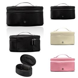 Oval Top Access designer lululemens womens cosmetic bags Luxury lul wash Cross Body fashion makeup Clutch Bag mirror quality Shoulder mens nylon tote make up hand bag