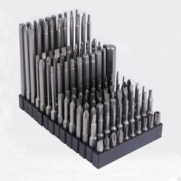 Screwdrivers Electric Screwdriver Bits Set 25-100 mm Long 1/4 Inch Shank Torx Hex PH Screw Driver Bits For Power Tool With Holder 230508