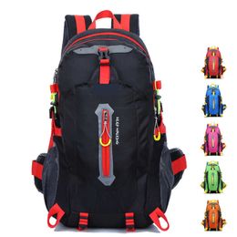 Backpacking Packs New Casual Sports Backpack Outdoor Mountaineering Bag Waterproof Nylon Travel Bag Couple Multifunctional Backpack P230508