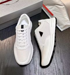 Shoes Summer Prax 01 Sneakers Re-Nylon Brushed Leather White Black Mens Chunky Rubber Trainers Mesh Party Dress Runner Skateboard Walking Eu38-46