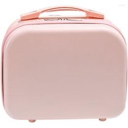 Storage Bags Box 14-Inch Men's And Women's Suitcase PVC Material Small Bag Cute Cosmetic Case Lightweight Candy Travel