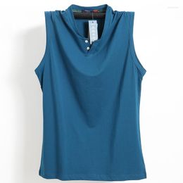 Men's Tank Tops Summer Men's Casual Loose Top Arrival Sleeveless Gym T Shirt Men Plus Size 5xl 6xl Comfort Cotton Tees