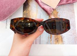 Gold Havana Brown Oval Sunglasses Women Summer Sunnies Gafas de sol Fashion Glasses Shades Occhiali da sole UV400 Protection Eyewear