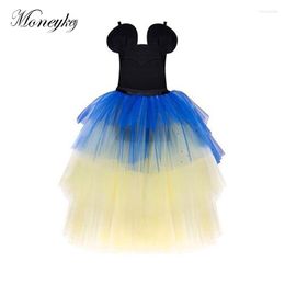 Girl Dresses Children's Dress 2023 Summer Cartoon Sling Ball Gown Girls Party Princess Kids Tutu For Cosplay Evening