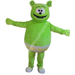 Adult size custom Lovely Gummy Bear Mascot Costumes Cartoon theme fancy dress High School mascot Ad Apparel