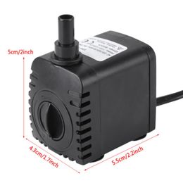 Pumps Water Pump 8W Submersible Pump For Aquarium Fountain Pond Pump Fish Tank Garden Pond Pumps Fountain 600L/H IP68 Waterproof Grade