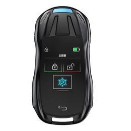 OEM manufacturer CF828 universal LCD smart key with keyless entry sport car style smart car key remote controls the car