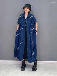 Women's Jackets Korean Fashion Long Sleeve Summer Jacket Women Short Denim Outfit Plus Size Loose Thin Trench Coat Chaqueta De Verano