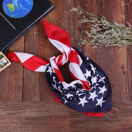 Bandanas 3 Pcs American Flag US Bandana National Headwraps Women 4th July Headscarf