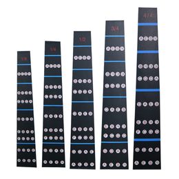 1/8-4/4 Violin Intonation Stickers Fretboard Marker Beginners Learning Violin Fingerboard Sticker Violin Parts Accessories