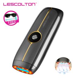 Epilator Lescolton IPL Epilator Laser Permanent ICE Painless Hair Removal Machine Bikini Trimmer Electric Depilador a laser Home Use 230508