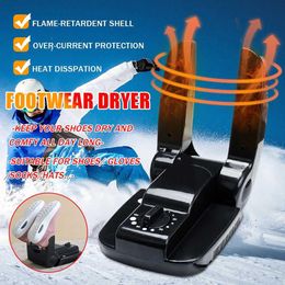 Boots 200W Shoes Dryer Heater Electric Constant Temperature Drying Deodorization Machine Foldable Timer for Boots Gloves Helmet Socks