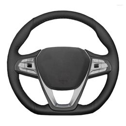 Steering Wheel Covers Hand Sewing Stitching Car Auto Cover Wrap For Changan Chana CS85 2023-2023 Braid On Steering-Wheel Protector