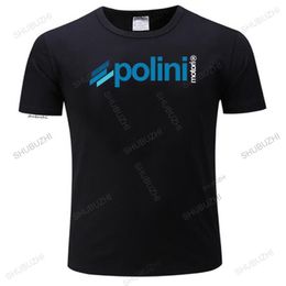 Men's T-Shirts Fashion brand t-shirt mens loose style tees Black T Shirt Polini Italy Scooter Racer Custom many Colour tops unisex tee shirt 230508