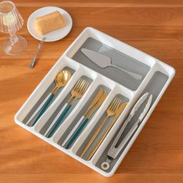 Organisation Kitchen Tableware Drawer Storage Box Partition Cutlery Holder Knife Spoon Fork Finishing Storage EcoFriendly Partitioned Plate