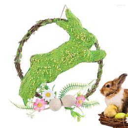 Decorative Flowers Easter Wreath Spring Decoration Decorations With Eggs For Front Door Wall Window