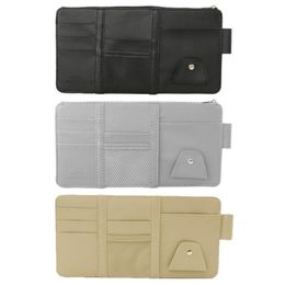 Car Organizer Auto Sun Visor Point Pocket Bag Card Glasses Storage Holder Clip Interior Accessories Package