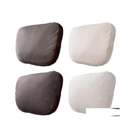 Seat Cushions Car Headrest Tra Soft Pillow Rest Cushion Neck For Styling Accessories Drop Delivery Mobiles Motorcycles Interior Dhz3U