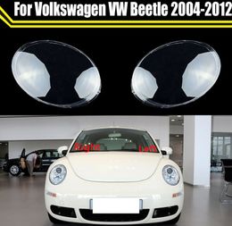 Car Front Headlight Cover Glass Headlamp Transparent Lampshade Auto Lens Head Lamp Shell For Volkswagen VW Beetle 2004-2012