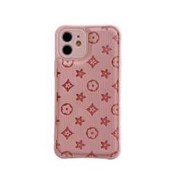 Fashion Brands Casual Phone Case For Iphone 13 12 Mini 11 Pro Max X XR Xs 7 8 Plus L Luxury Phone Cover Case Protective Shockproof Cover