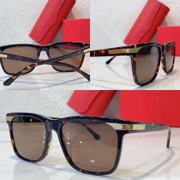 Summer Sun glasses High-quality Havana Acetate frame CT0223S Outdoor Shade for men and women designer fashion retro style