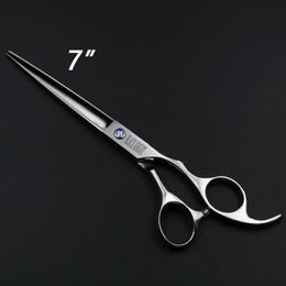 Hair Scissors 7 inch Professional Hair Cutting Scissors hairdressing Barber Salon Pet dog grooming Shears BK035 230508